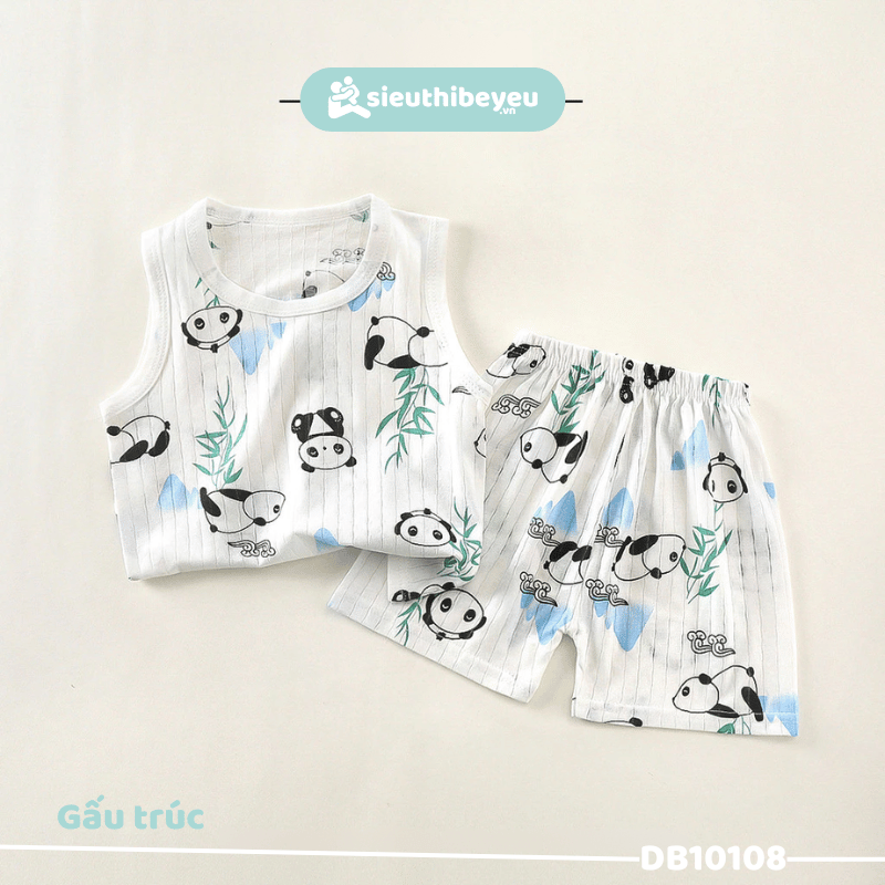 Đồ Bộ Quần Áo Thun Sát Nách 3 Lổ