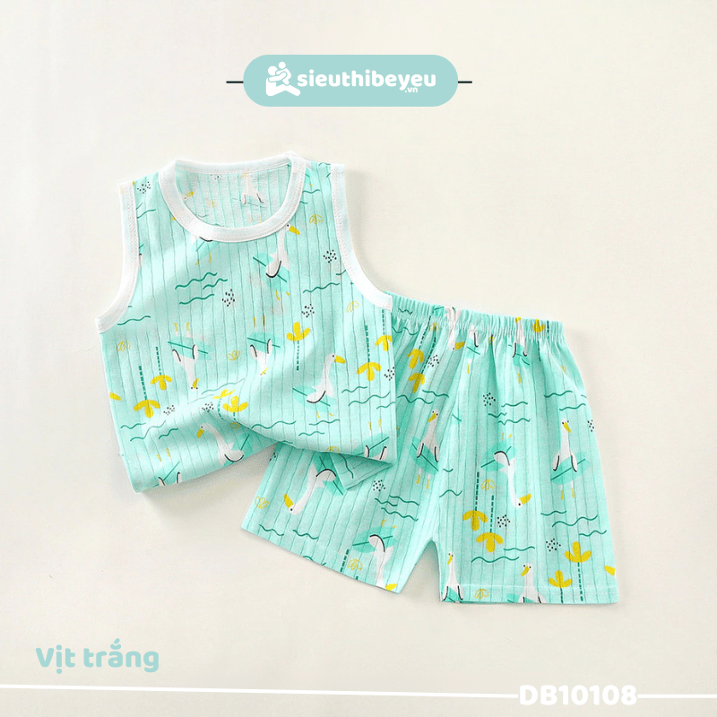 Đồ Bộ Quần Áo Thun Sát Nách 3 Lổ