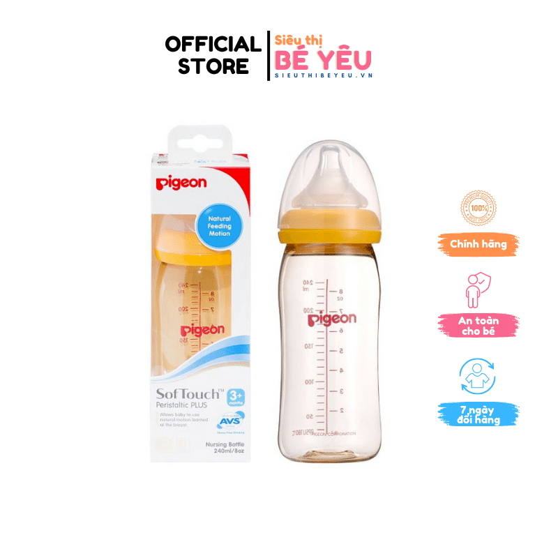 Bình sữa Pigeon SofTouch 240ml