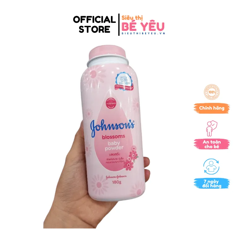 Phấn thơm hương hoa Johnson Baby 180g