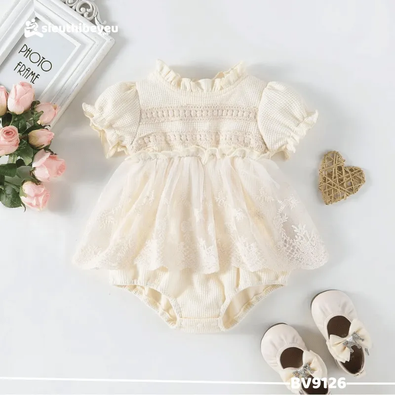 Body Viền Ngực Váy Voan Ren